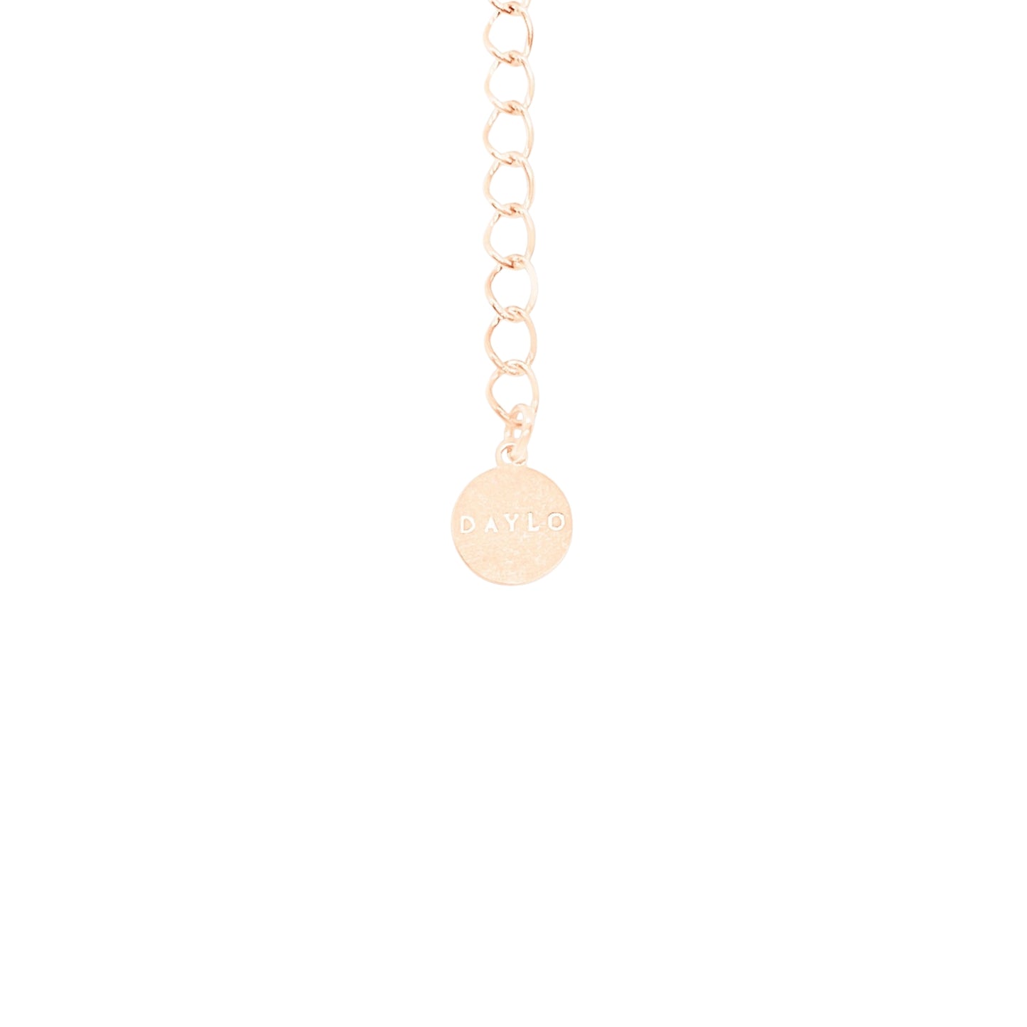 Hart Ketting - Roségoud/Paars