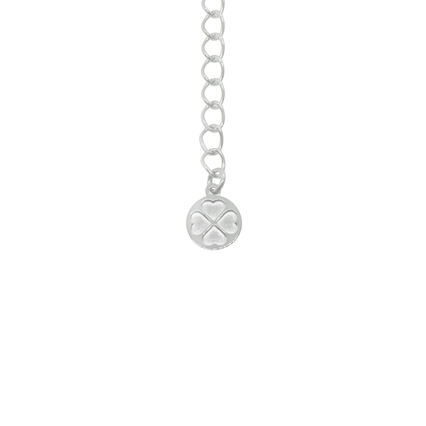 Hart Ketting - Zilver/Wit