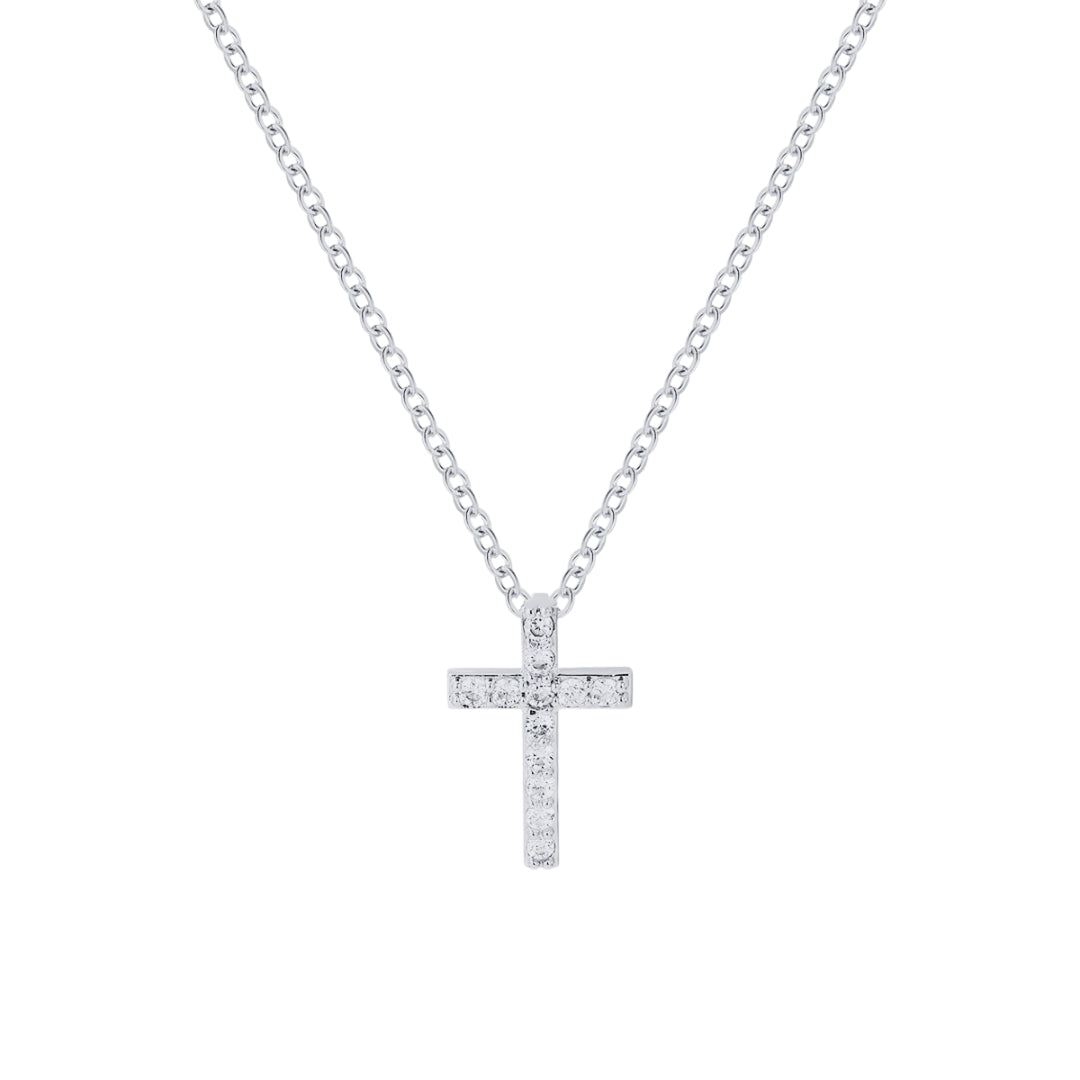Cross Ketting - Zilver