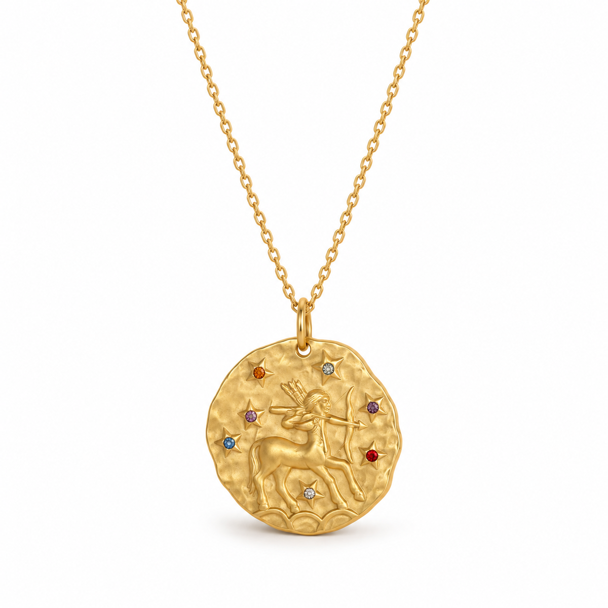 Celestia Sternzeichen-Halskette - Gold / Schütze
