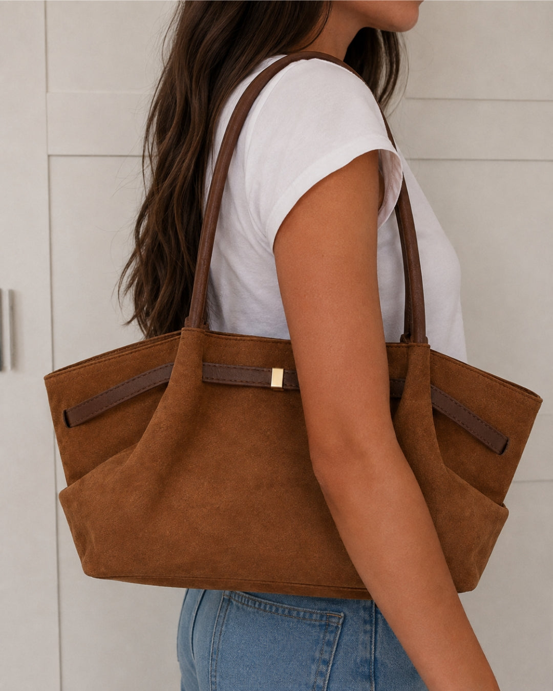 Noor Tasche - Braunes Leder