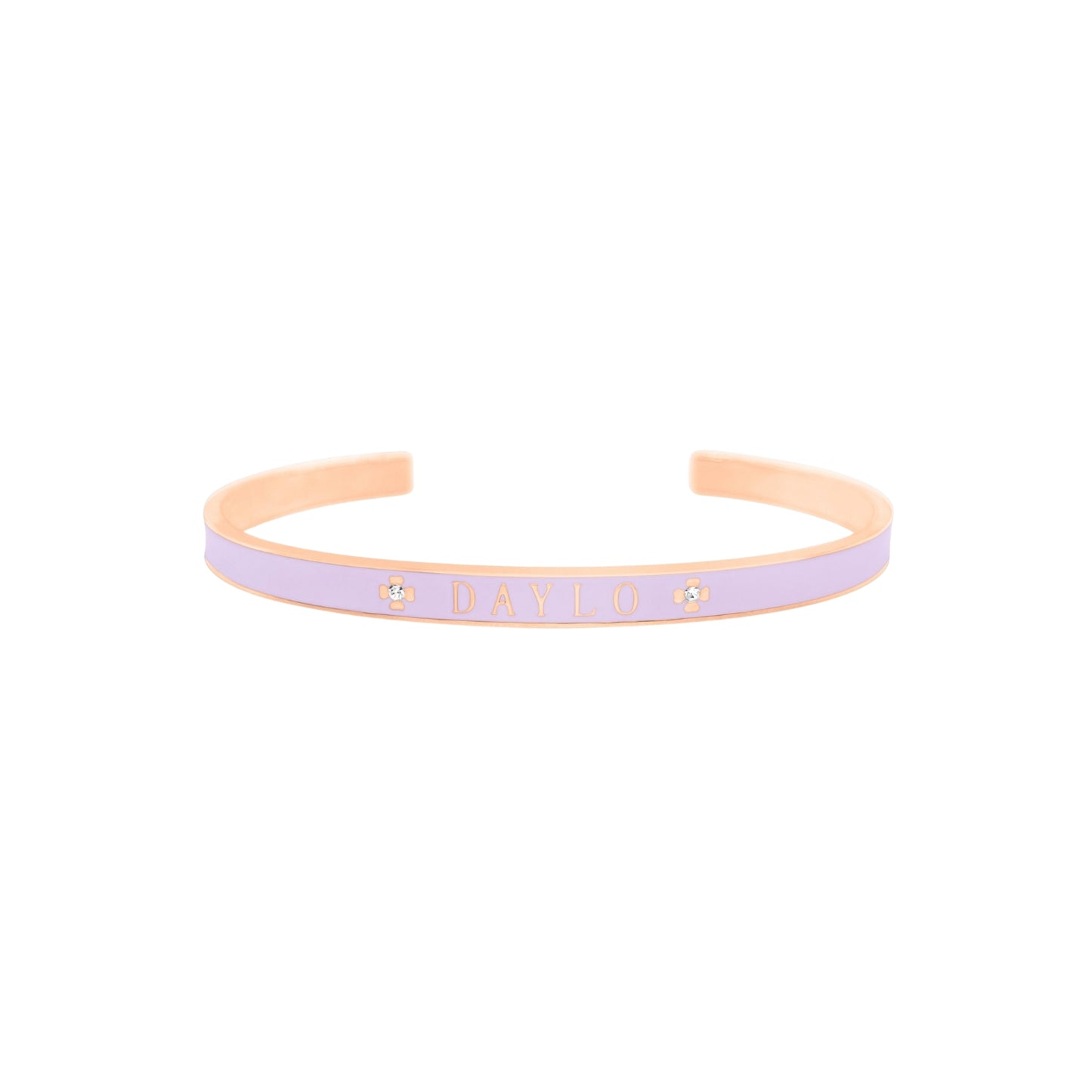 Armband - Roségoud/Paars
