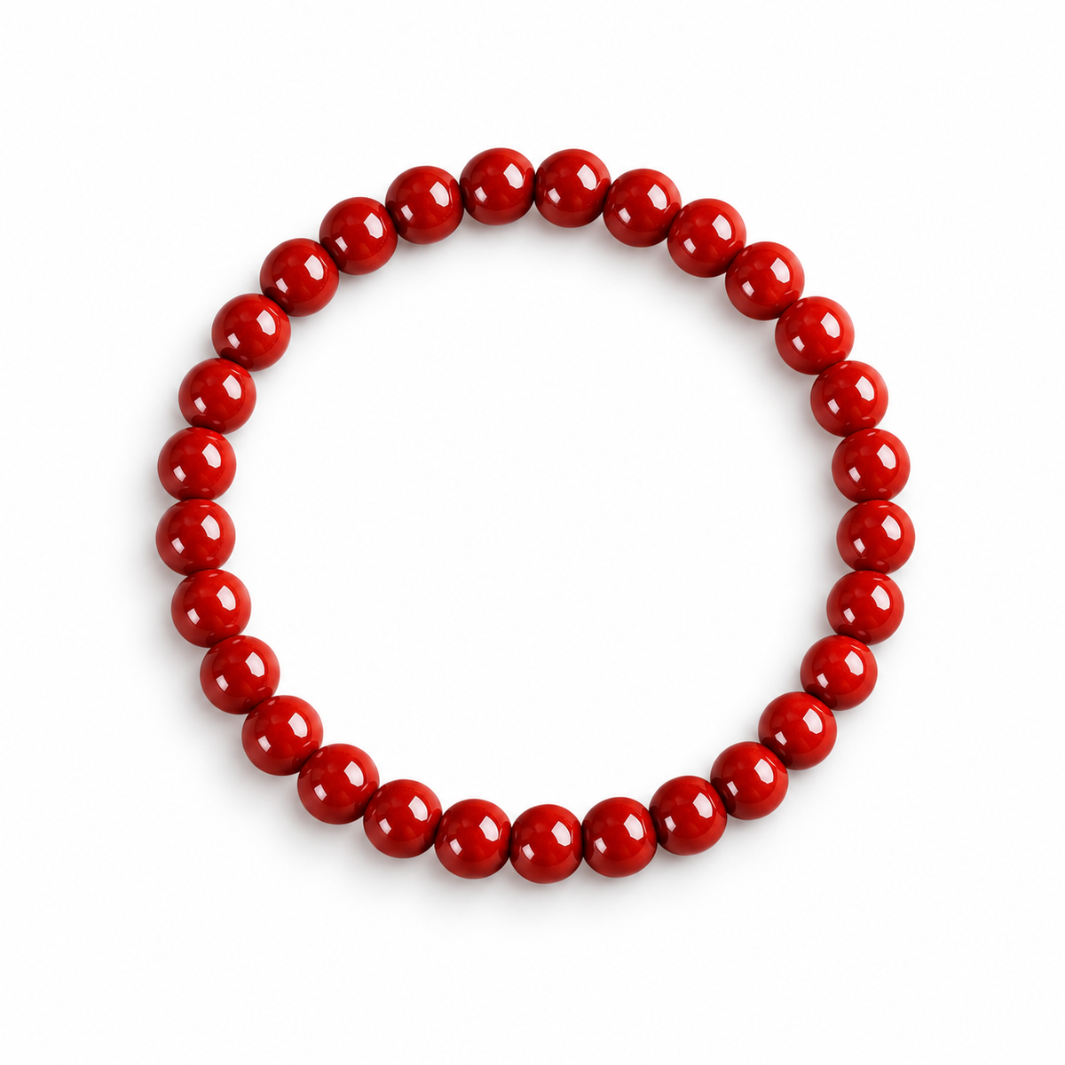 Rubi Perlenarmband – Rot / 10MM