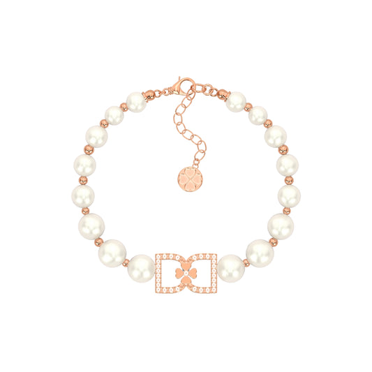 DD Armband met Diamant - Roségoud