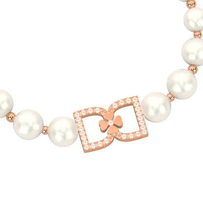 DD Armband met Diamant - Roségoud