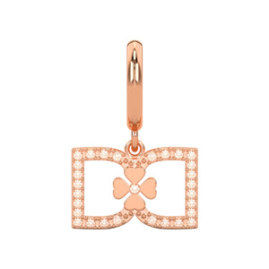 DD Hoops met Diamant - Roségoud