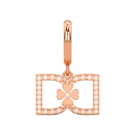 DD Hoops Diamond - Rose Gold