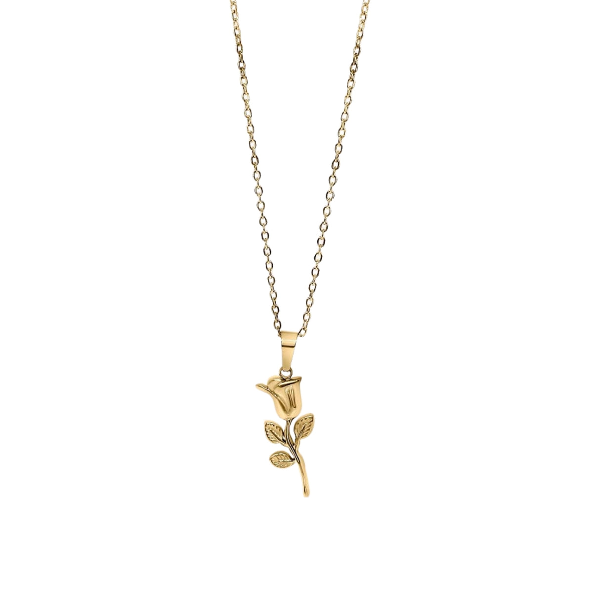 Rose Halskette - Gold