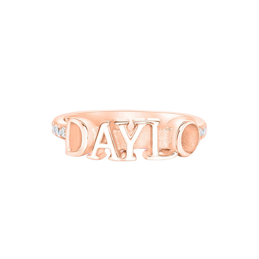 Klassischer Ring - Roségold