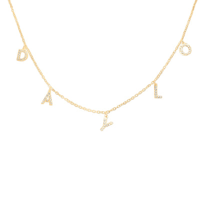 Diamant Halskette - Gold