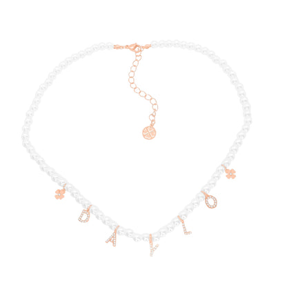 Parel Ketting - Roségoud