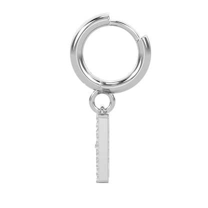DD Hoops met Diamant - Zilver