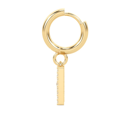DD Hoops met Diamant - Goud