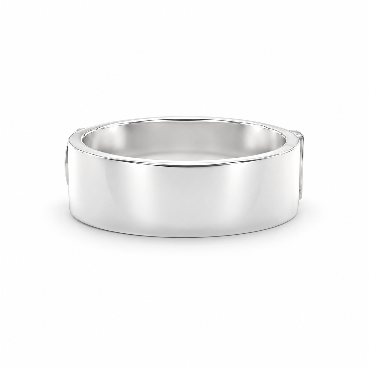 Signatur Diamantring - Silber