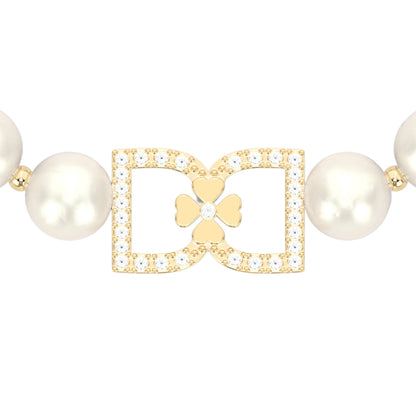 DD Perlenarmband Diamanten - Gold