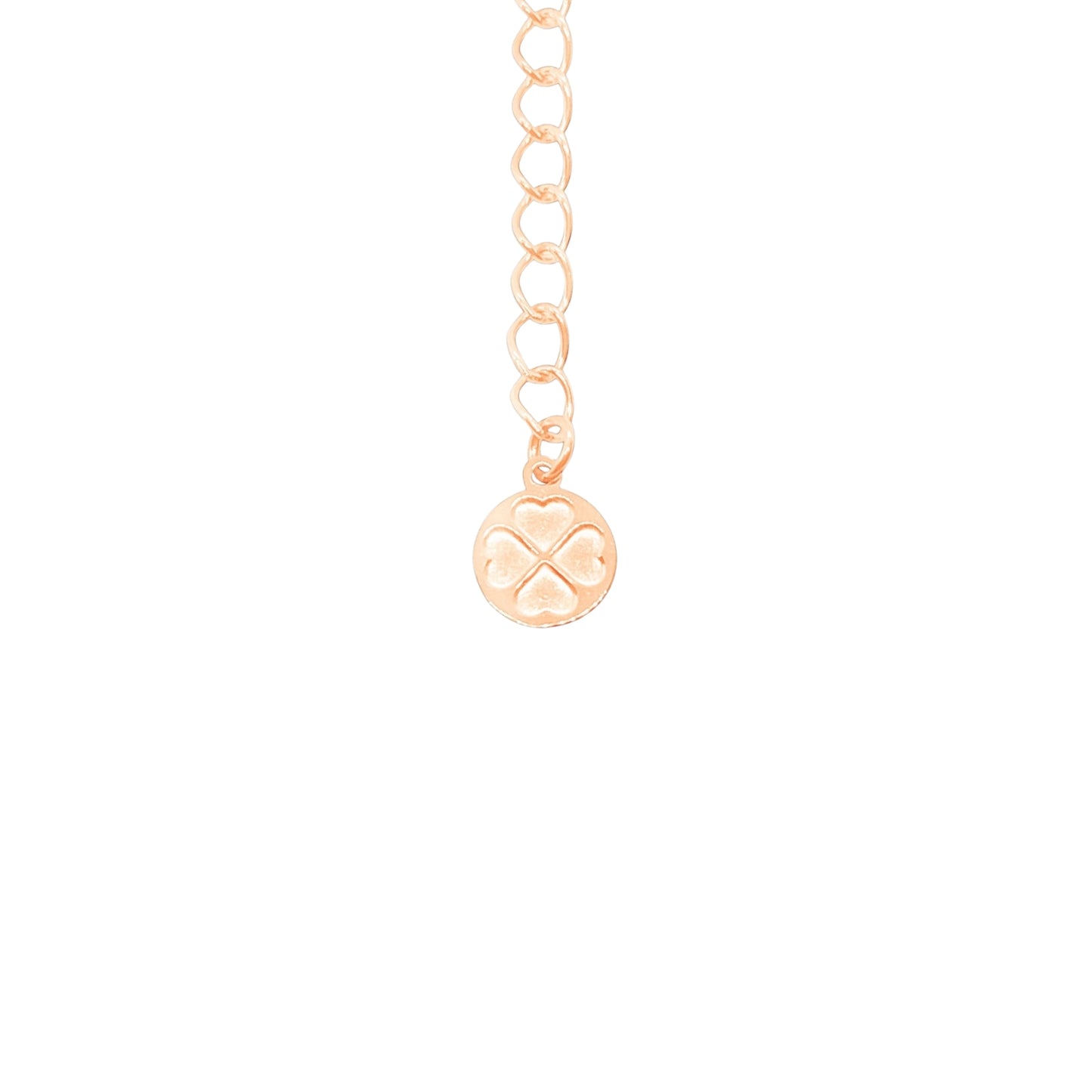 Hart Ketting - Roségoud/Paars