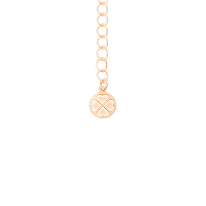 Hart Ketting - Roségoud/Paars