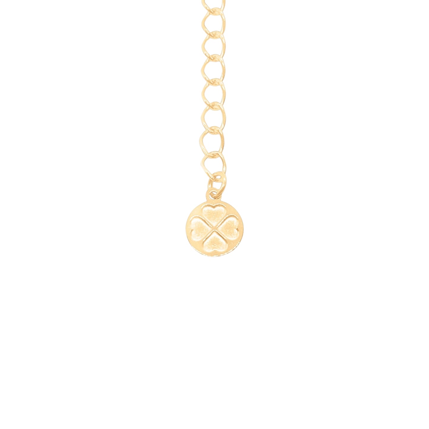 Hart Ketting - Goud/Wit