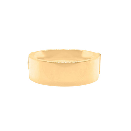 Signatuurring met Diamant - Goud