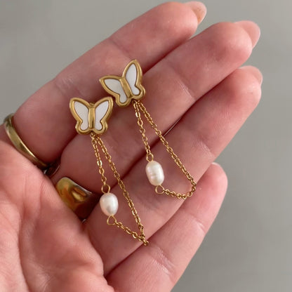 Iris Ohrringe - Gold