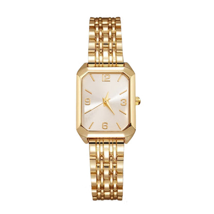 Aira Horloge - Goud / Wit