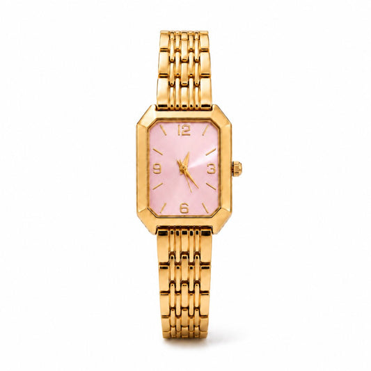 Aira Uhr - Gold / Pink