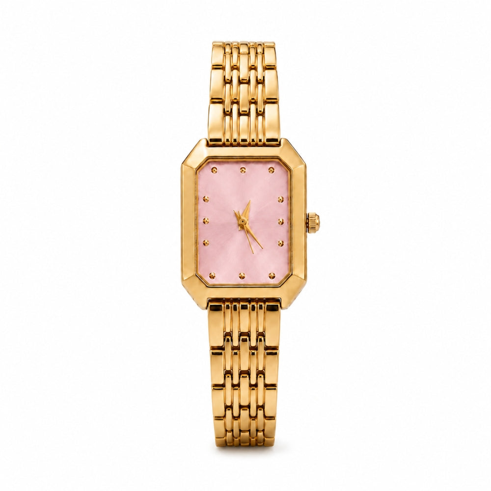 Amara Uhr - Gold / Pink