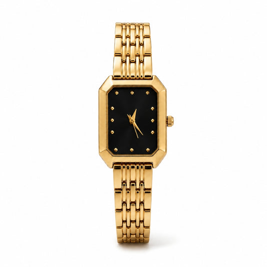 Amara Uhr - Gold / Schwarz