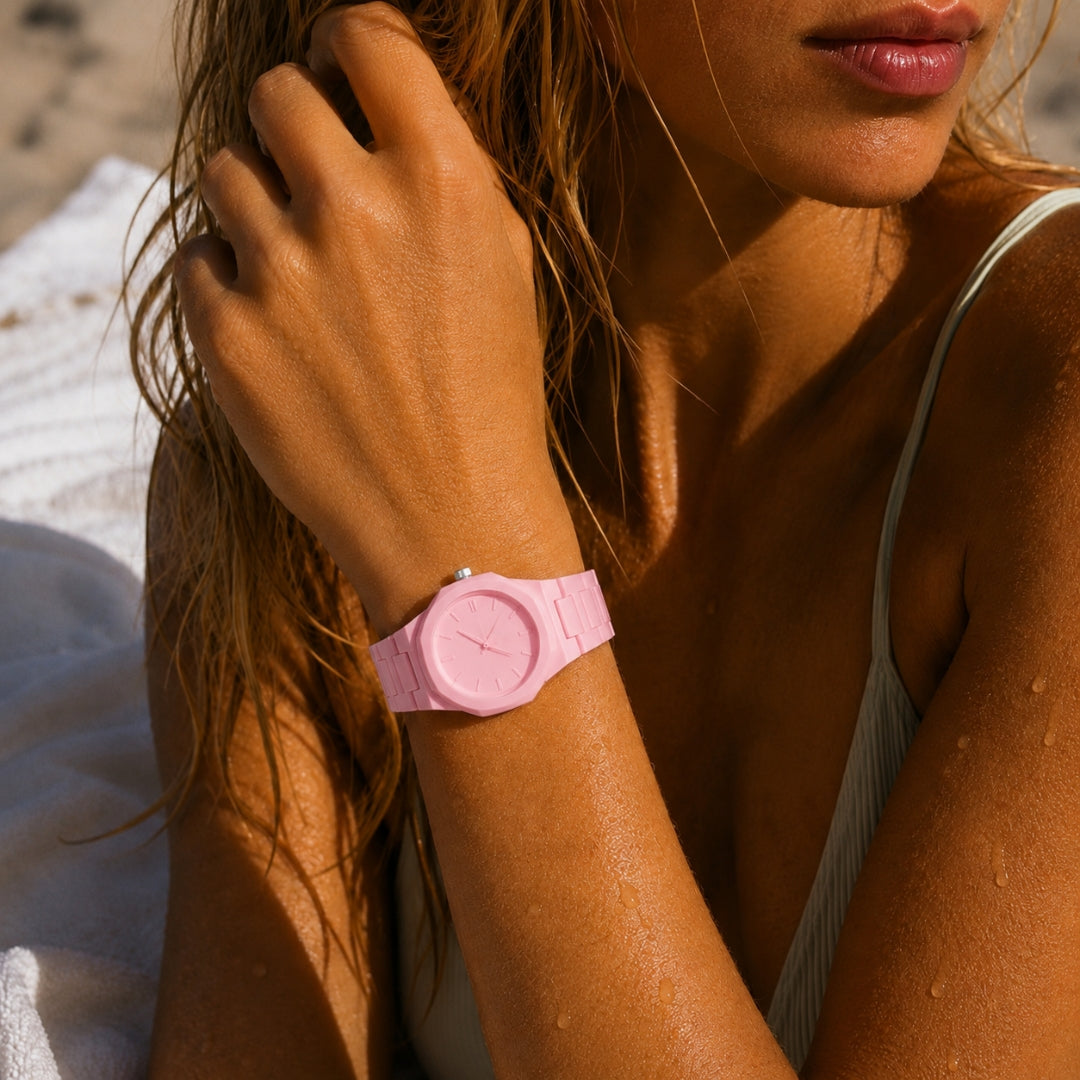Avelo Horloge - Roze