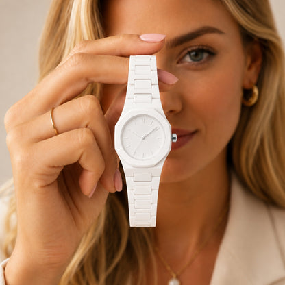 Avelo Horloge - Wit