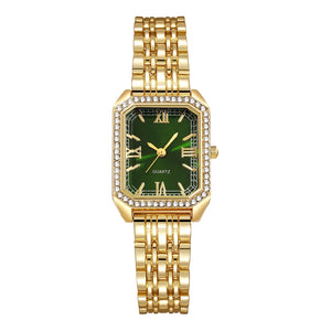 Aven Uhr - Gold / Grün