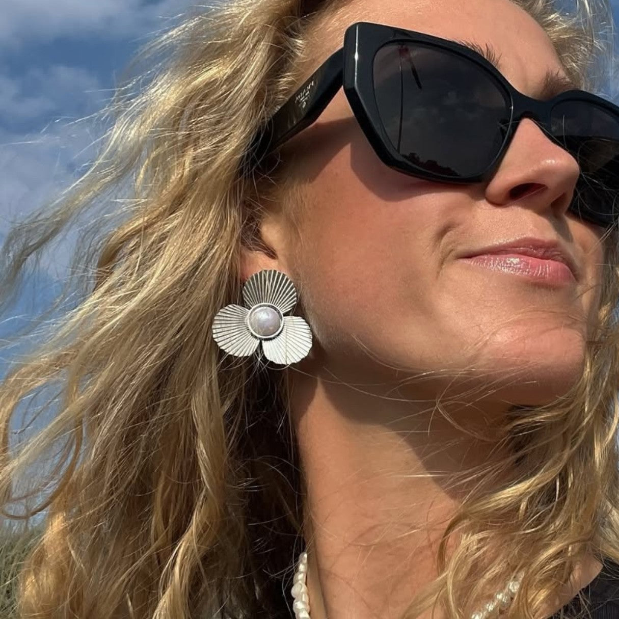 Ivy Oorbellen - Zilver