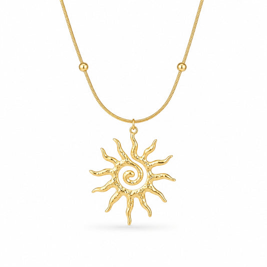 Ayla Sol Halsband - Guld