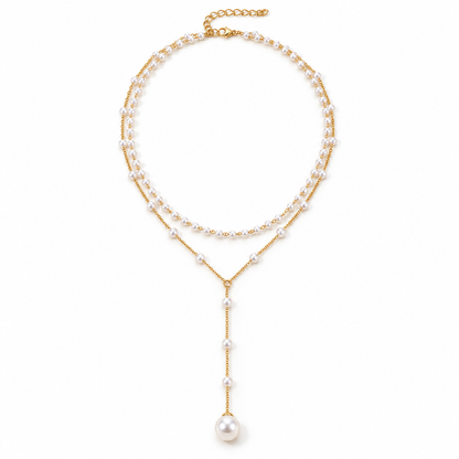 Seraphina Perlenkette – Gold