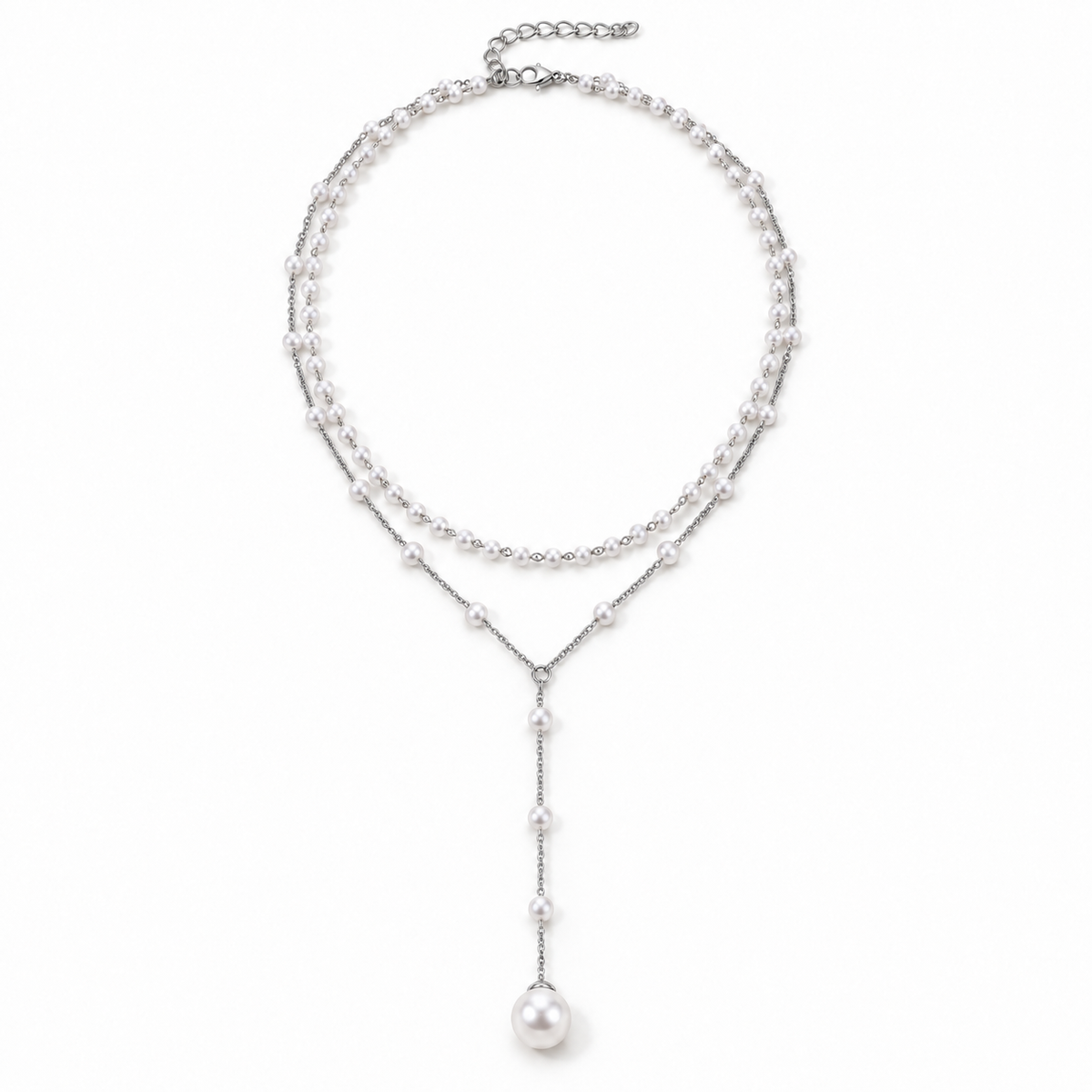 Seraphina Perlenkette – Silber