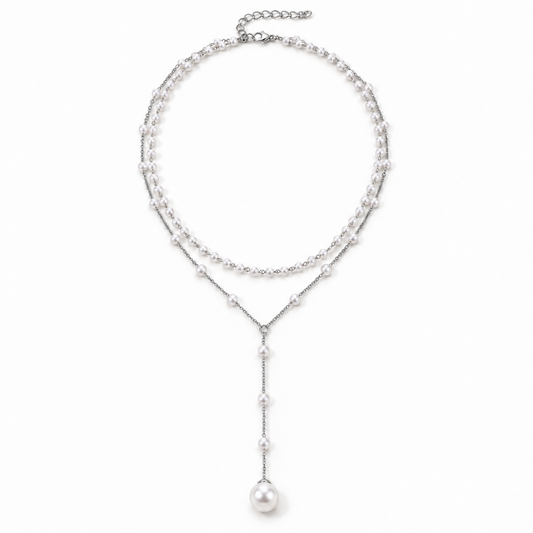 Seraphina Perlenkette – Silber