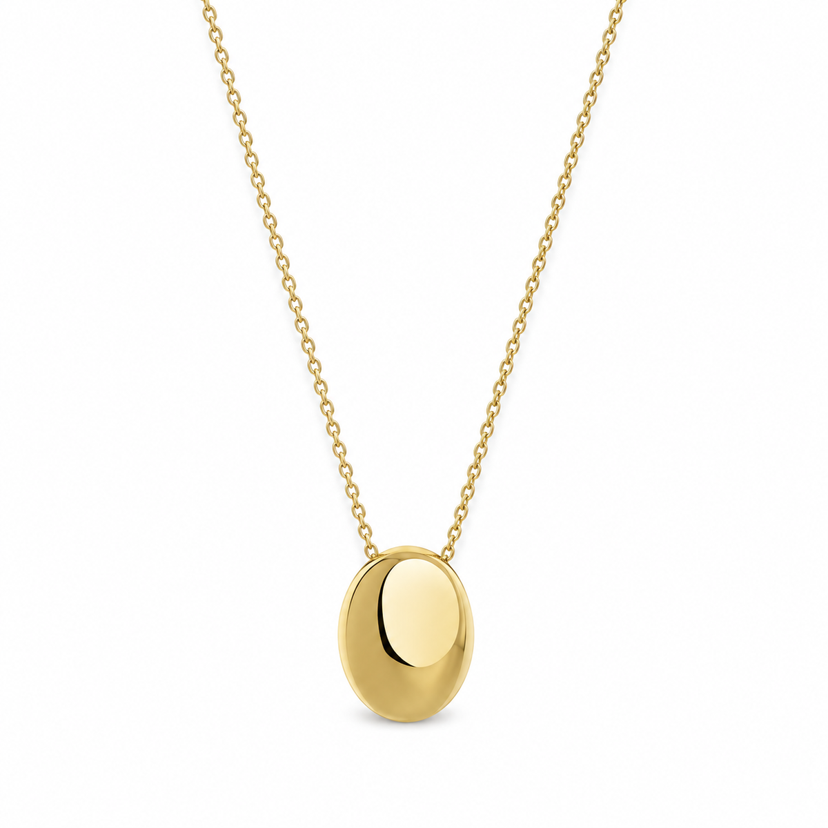 Viona Oval Halskette – Gold