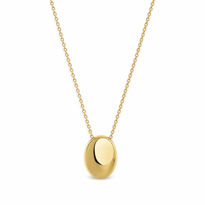 Viona Oval Halskette – Gold