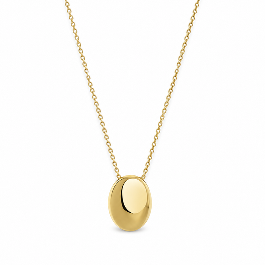 Viona Oval Halskette – Gold