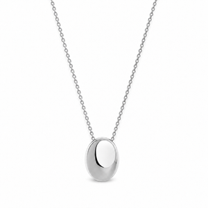 Viona Oval Halskette – Silber