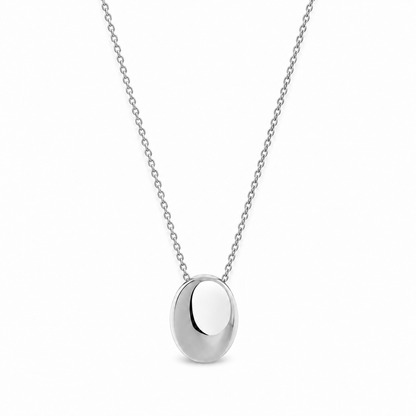 Viona Oval Halskette – Silber