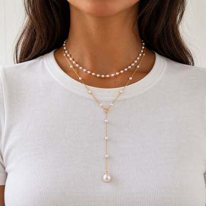 Seraphina Perlenkette – Gold