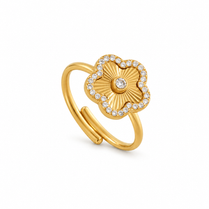 Evelia Bloom Diamanten Ring - Gold