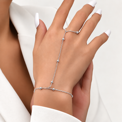 Naya Armband-Ring - Silber