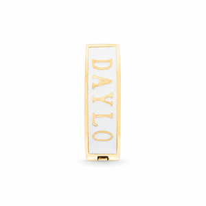 Classic Earrings - Gold/White