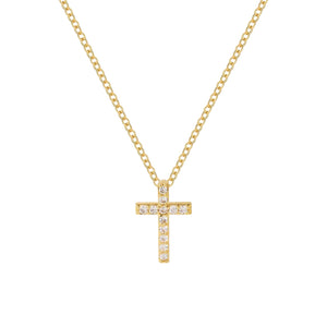 Cross Ketting - Goud