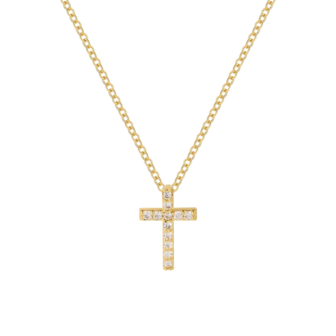 Cross Ketting - Goud