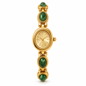 Amalfi Uhr - Gold / Grün / Gold