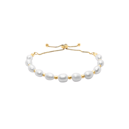 Zoey Perlenarmband - Gold