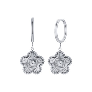 Evelia Bloom Oorringen - Zilver